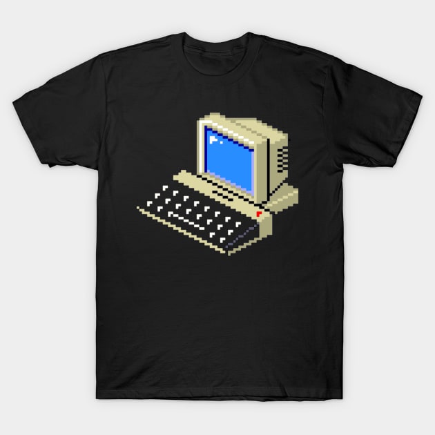 8bit old PC T-Shirt by AdiDsgn